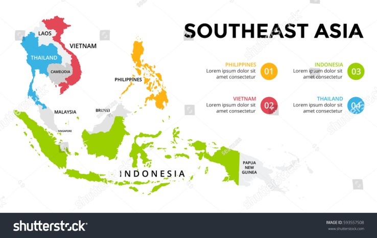 1 东南亚地图